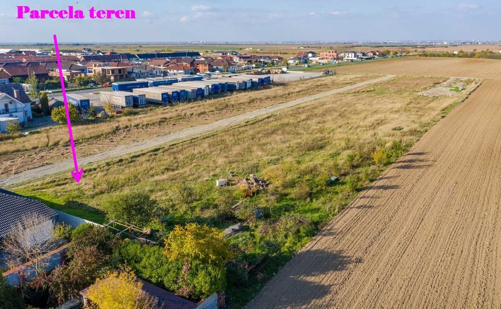 Parcela teren Nojorid (PUZ) la intrare str. ORHIDEELOR ( cu GAZ )