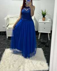 Rochie tulle albastru royal