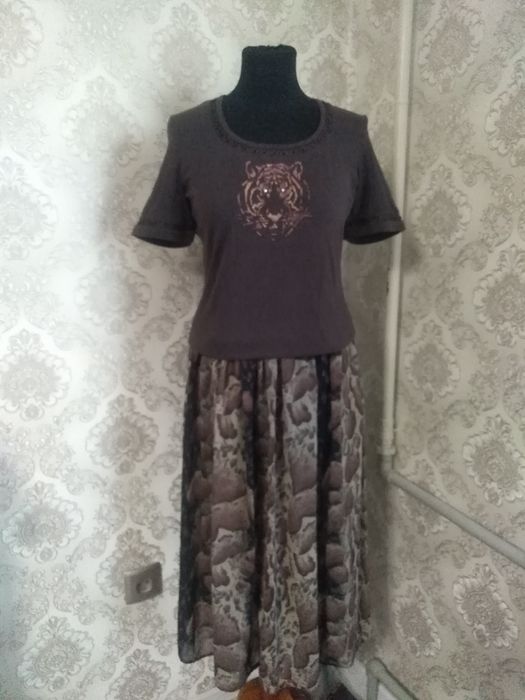 Костюм летний с юбкой