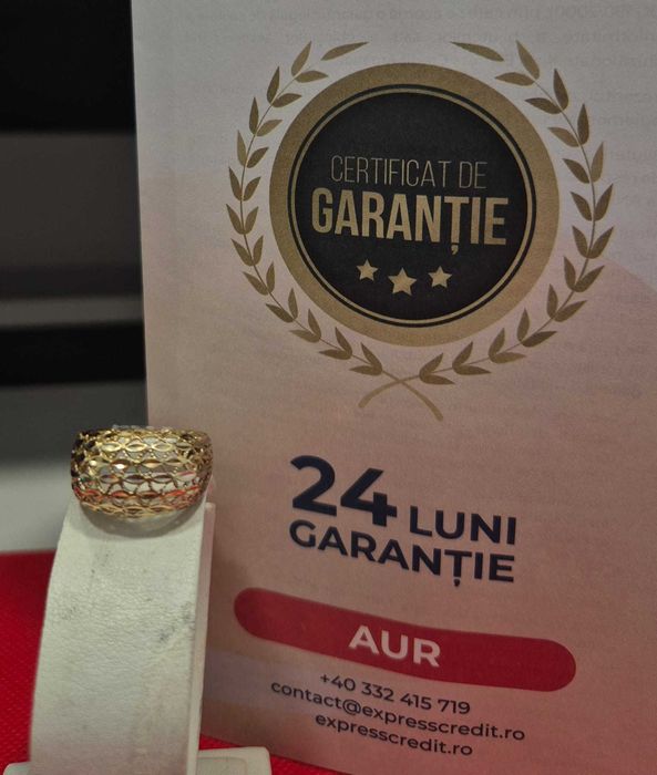 Inel de aur (AG32 B26669.4) 2 ANI GARANTIE!