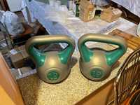 Kettlebell 10 kg+10 kg=20 kg noi made in Germany pret 80 ron buc.