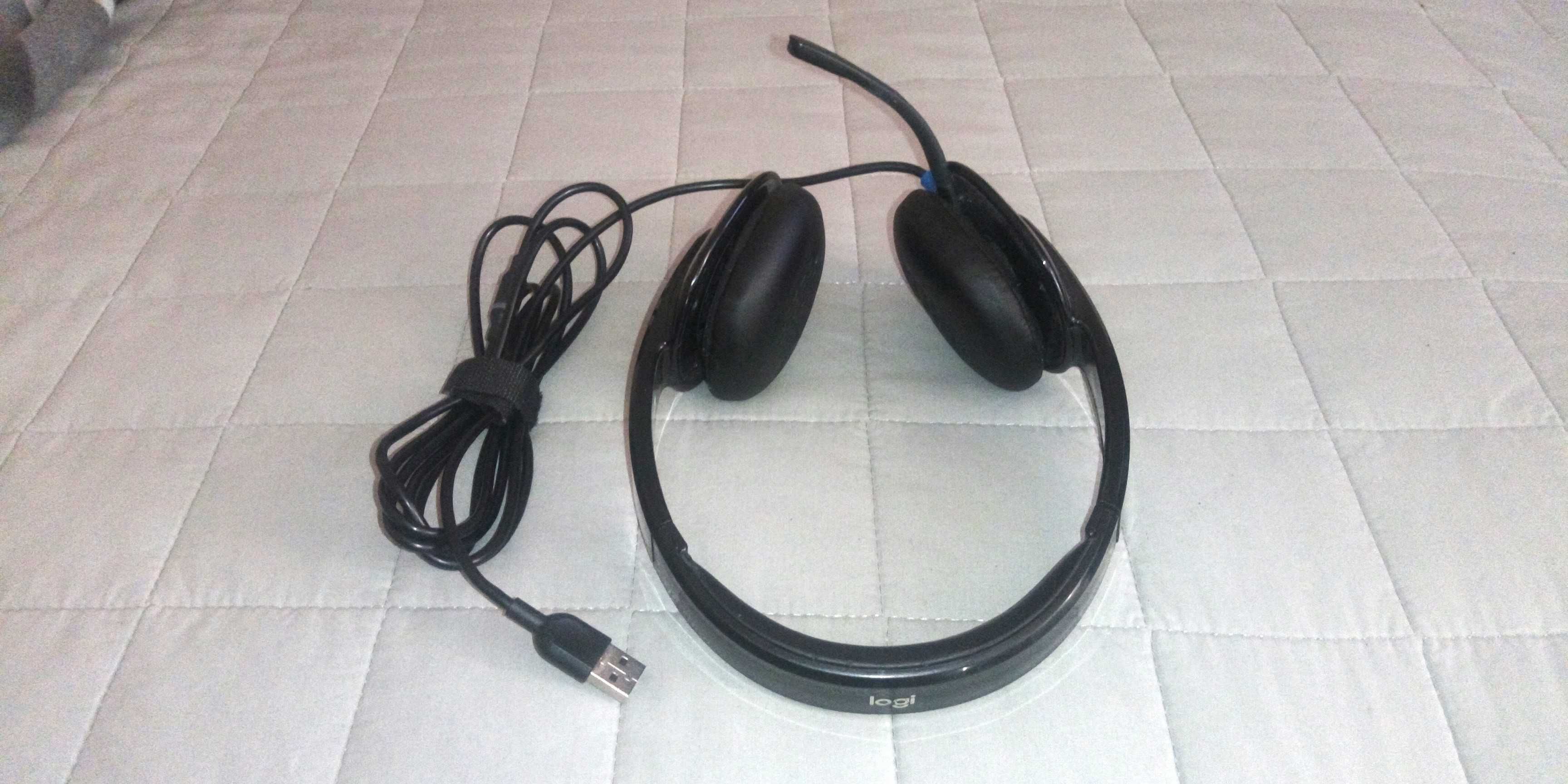 UЅВ Слушалки с микрофон Logitech Headset H540