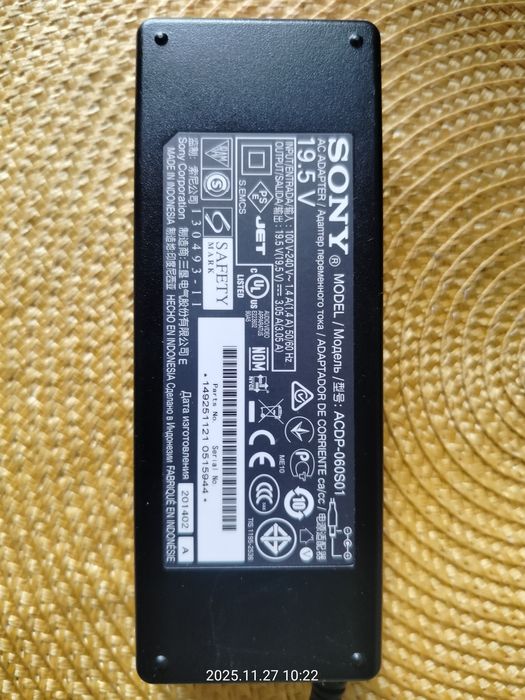 Блок питания для ЖК телевизора Sony -