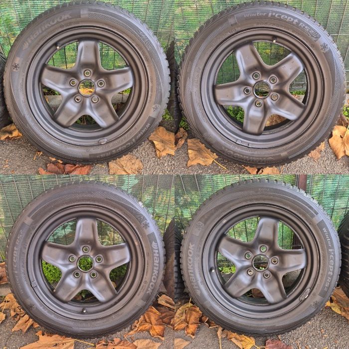 Jante structurale VW 5x112 cu anvelope iarna Hankook Winter I*cept RS2