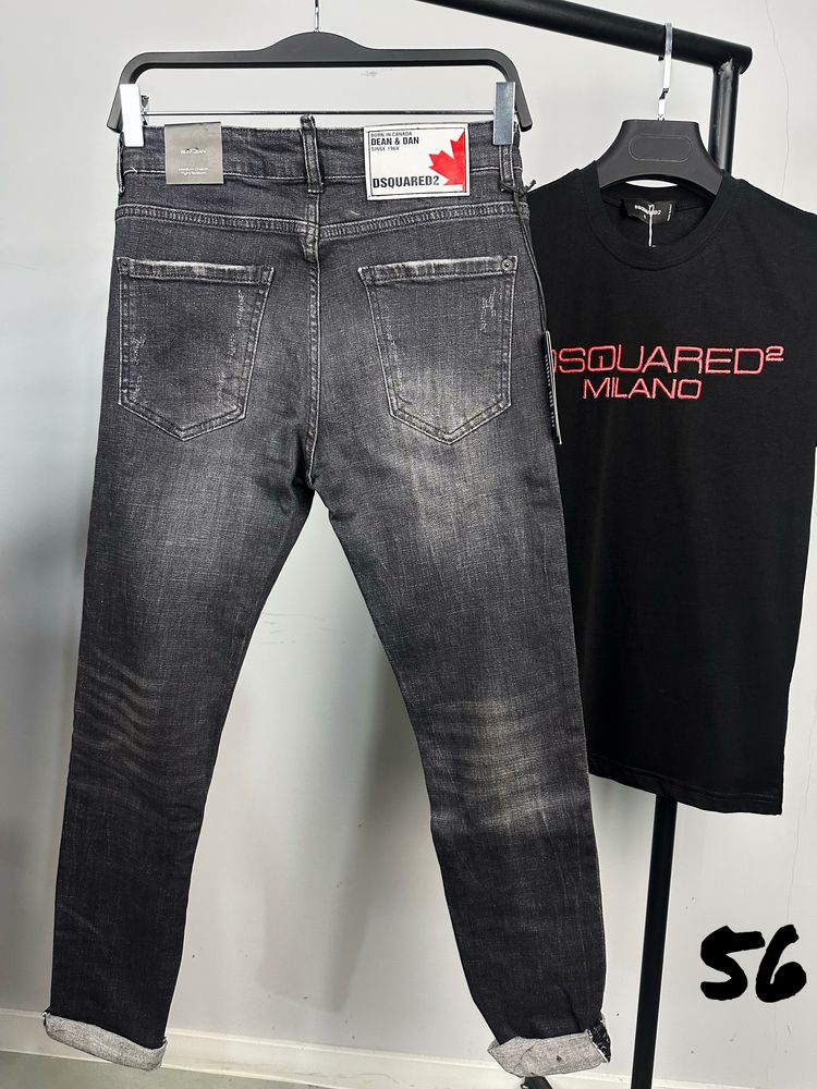 Dsquared мъжки  черни дънки 6 модела