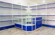Торговое оборудование для магазина, стеллаж, прилавок витрина kyto