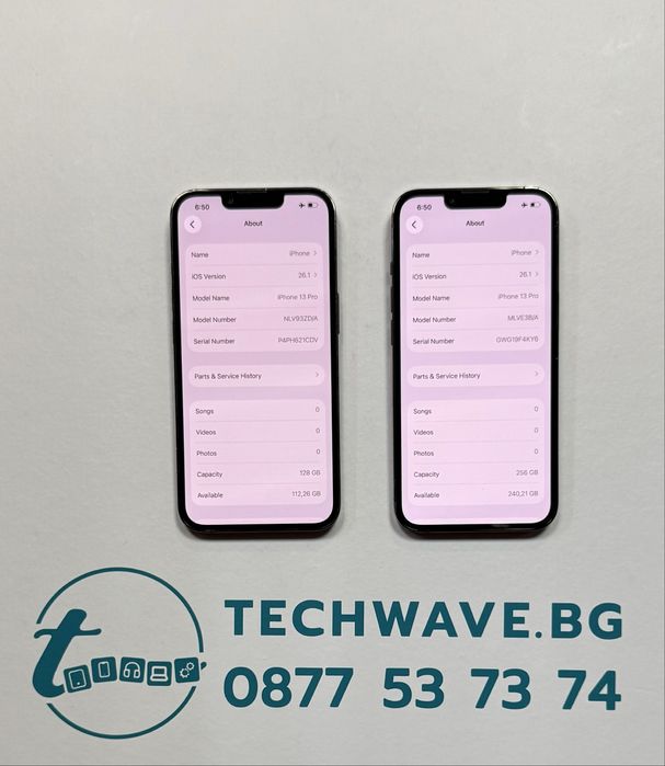 Apple iPhone 13 Pro 2бр.  128/256GB Graphite