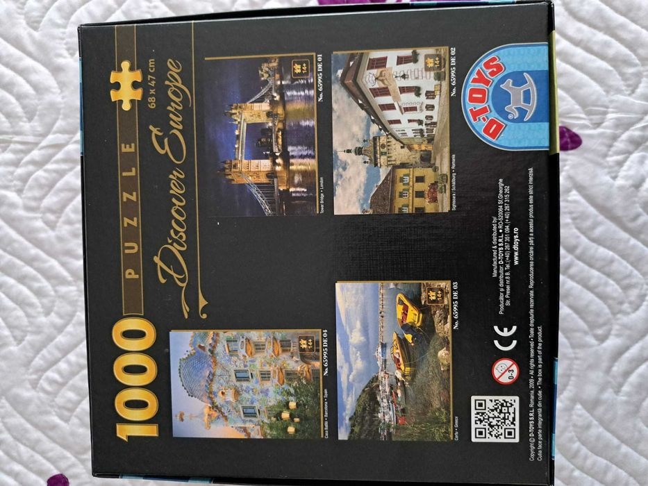 Puzzle Tower Bridge – Puzzle adulți 1000 piese – Discover Europe