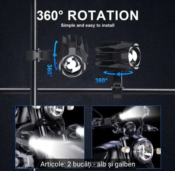 Proiectoare/faruri pt moto