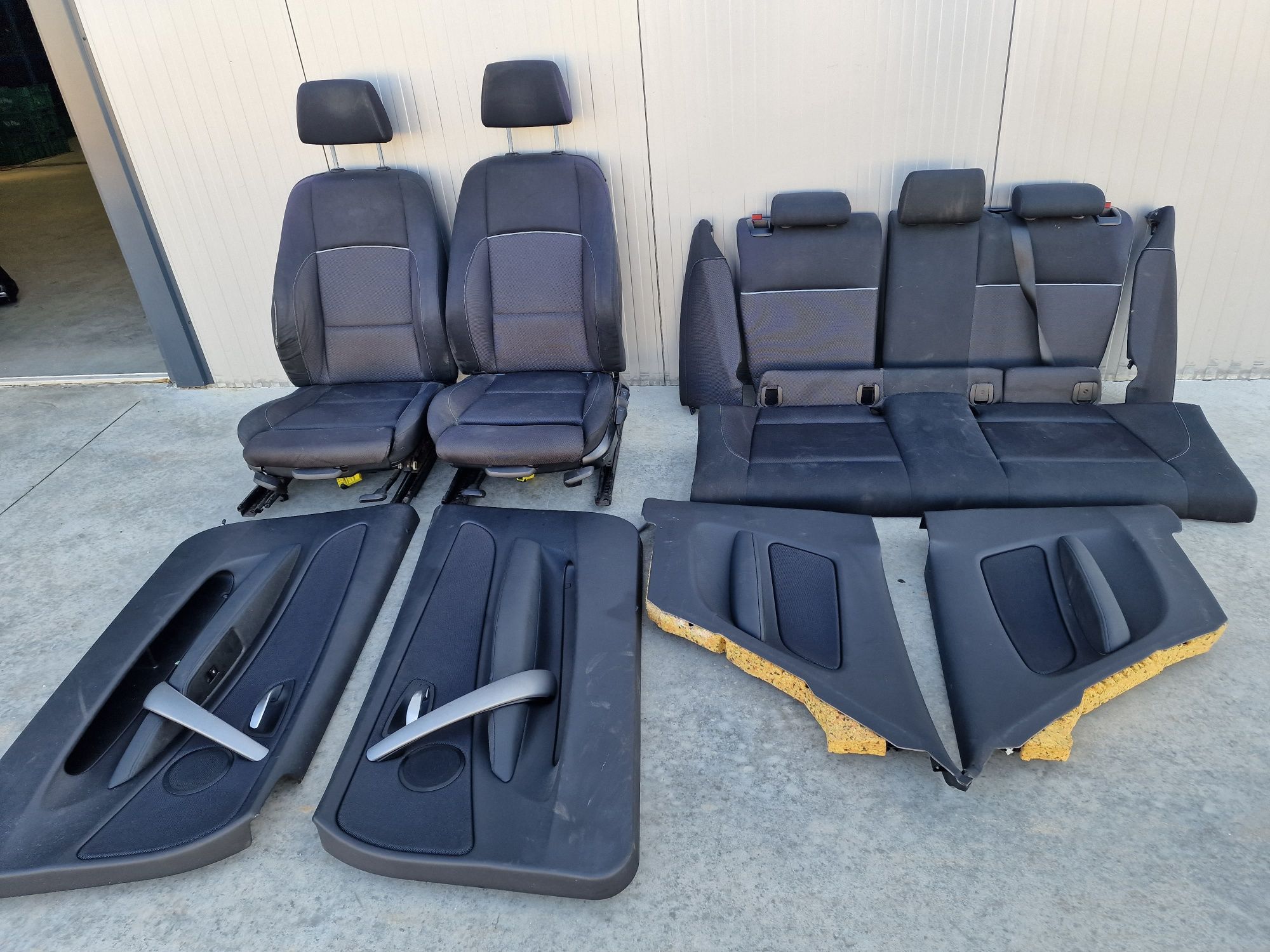 Interior scaune bancheta recaro fara incalzire bmw e81 seria 1 recaro