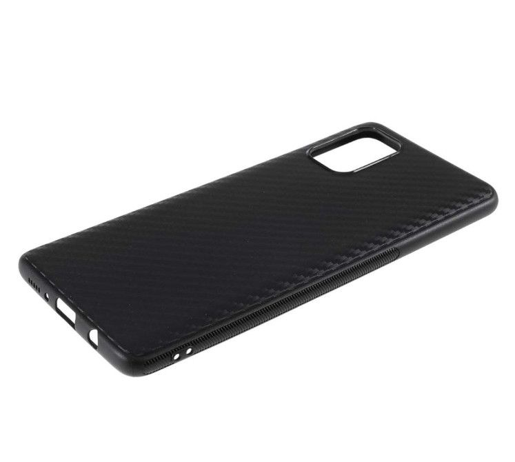 Husa pentru Samsung Galaxy A71, Perfect Fit, cu insertii de carbon,NOU