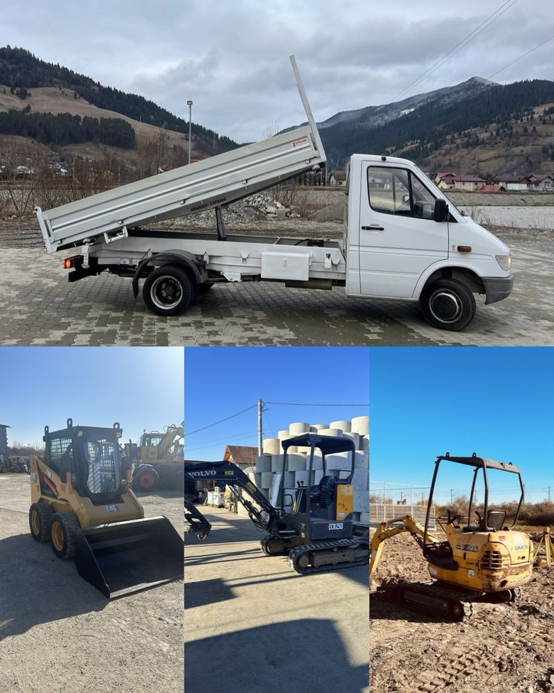 Inchiriez miniexcavator miniincarcator buldoexcavator demolari