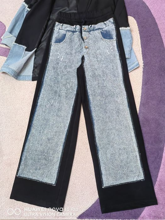 Спортно-елегантен сет (сако и дънки)