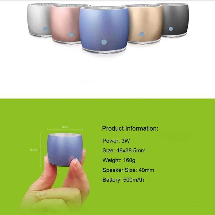 Супер Мощна Преносима Портативна Настолна мини Bluetooth тонколона