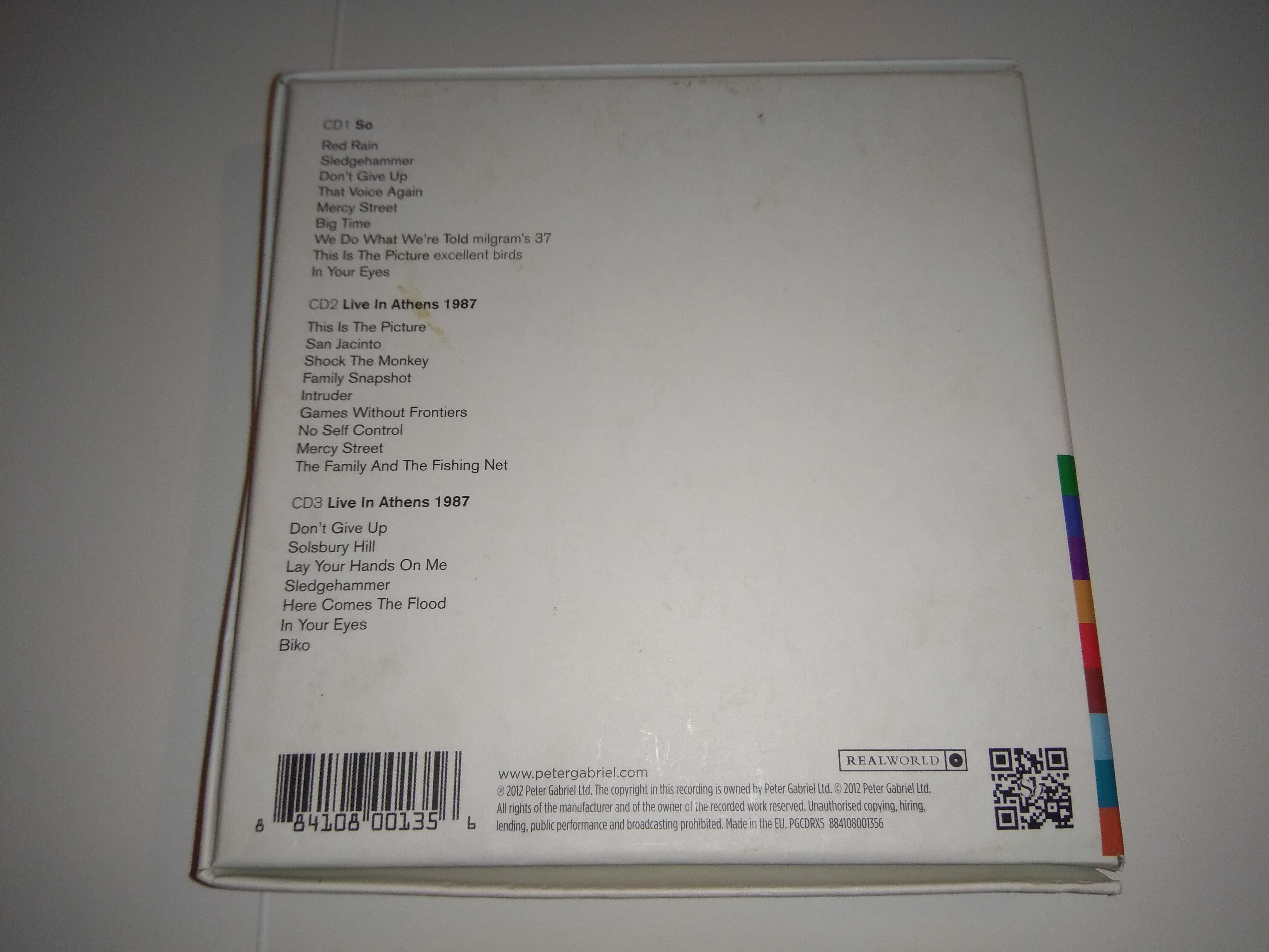 Peter Gabriel So (3 cd box)