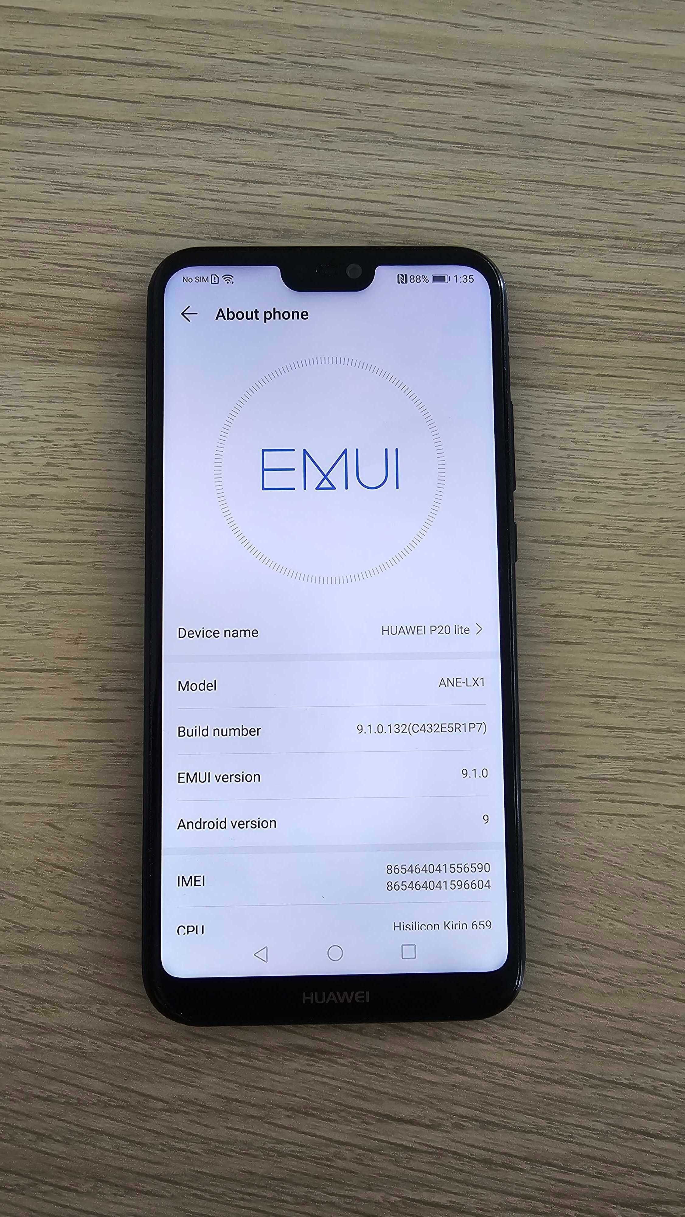 Huawei P20 Lite Black 64GB