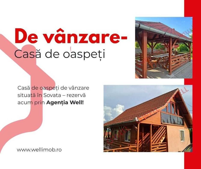 De vânzare casă de oaspeți în Sovata, str. Câmpu Sărat!