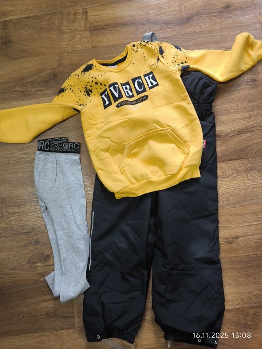 Продам вещи зимние.  116 см. Болоневые штаны