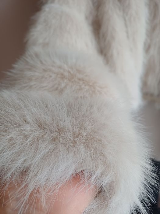 Пухкаво палто с качулка,ново