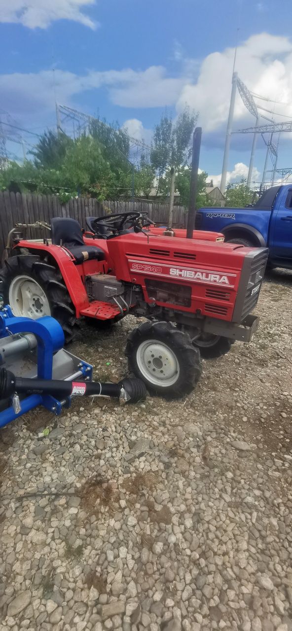 Tractor japonez shibaura sp1540 cai, freza de sol, rate