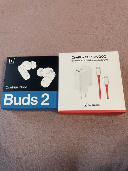 Oneplus Buds 2 noi si incarcator 120w