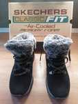 Ghete Skechers relaxed fit impermeabile din piele intoarsaTrego Falls