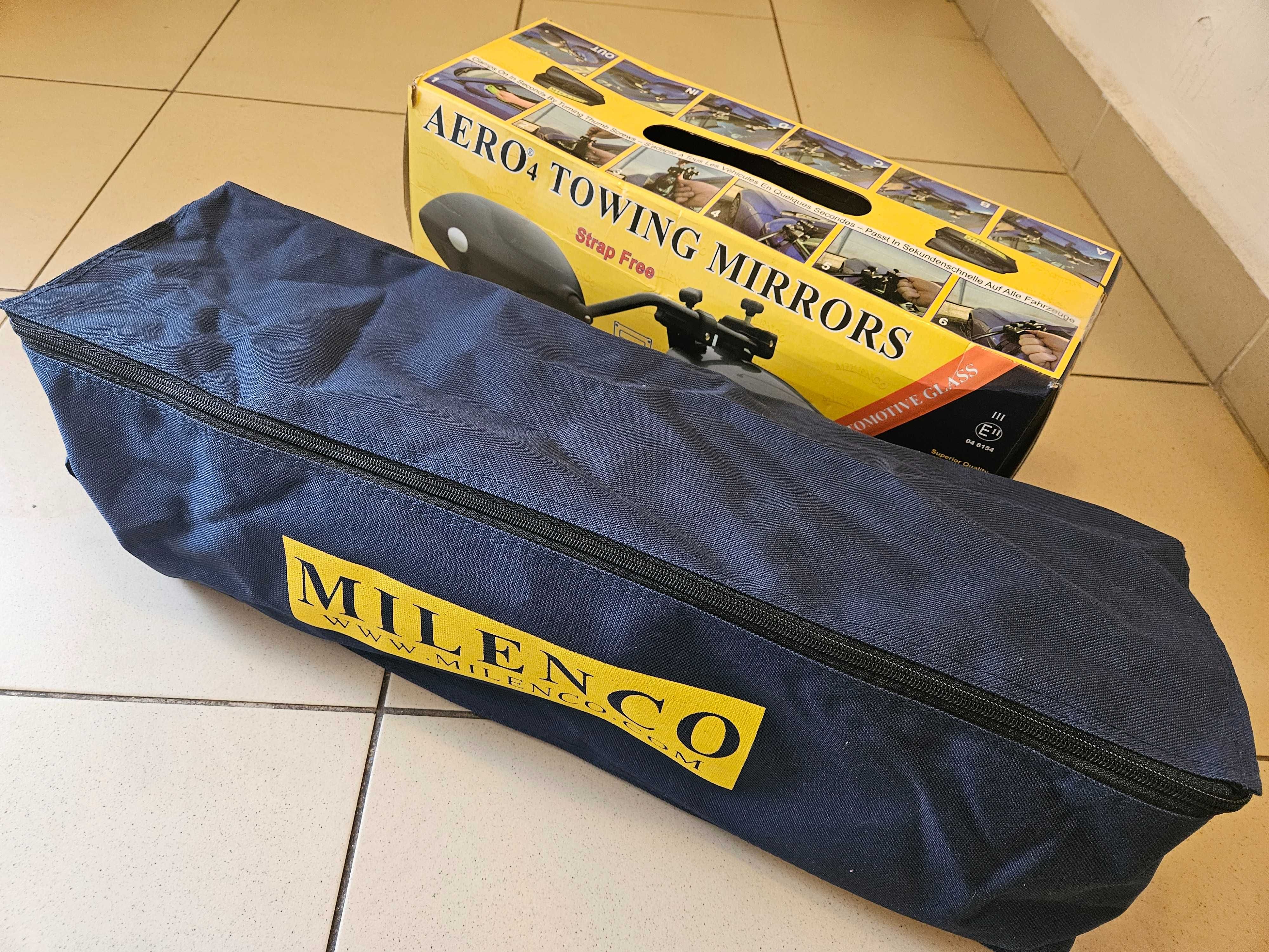 Aero 4 CONVEX universale brat lung Milenco suplimentare oglinzi rulota