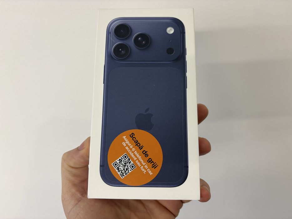 Iphone 17 Pro, 256 gb, Blue, nou la cutie