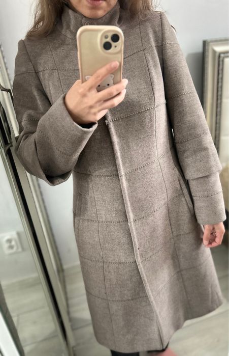 Турецкое кашемировое пальто, демисезонное