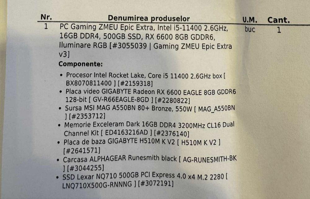 Pc gaming in stare foarte buna