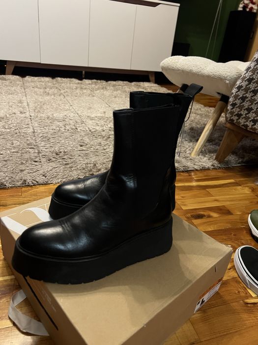 Боти Zara естествена кожа
