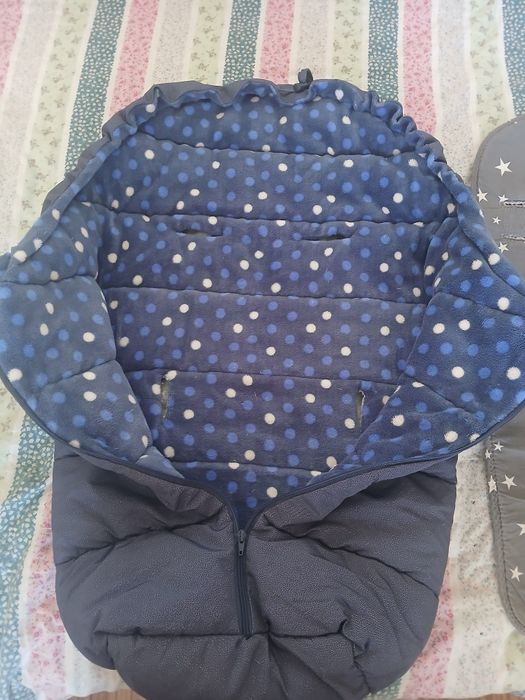 Зимно чувалче + подложка против изпотяване за количка