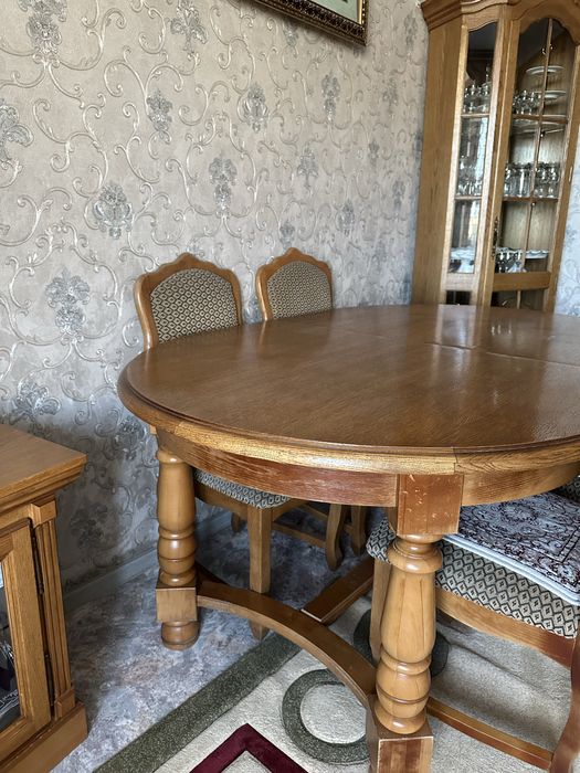 Продам стол белорусский со стульями премиум