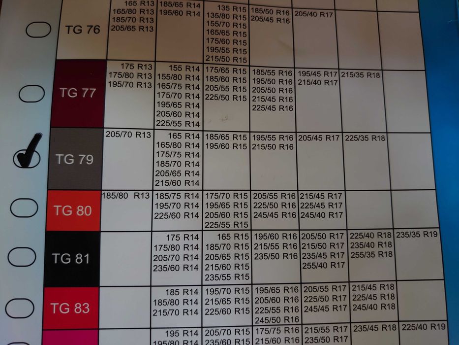 Текстилни вериги за сняг,(чорапи за сняг)TG79 / TG81