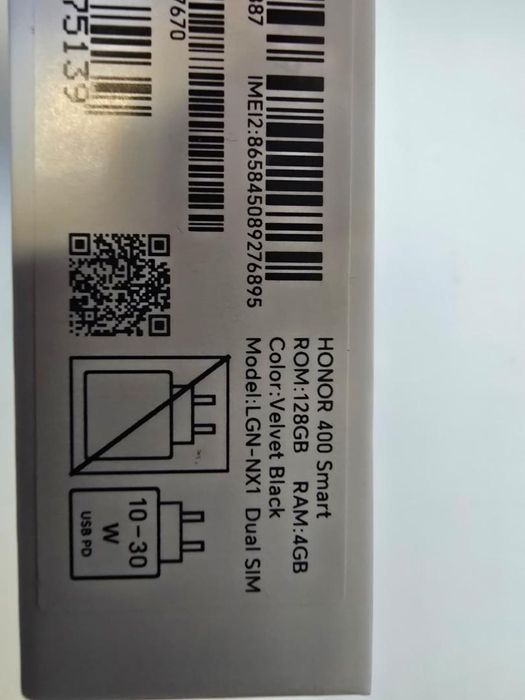 Telefon Honor 400 Smart, 128GB, 4GB RAM -P-