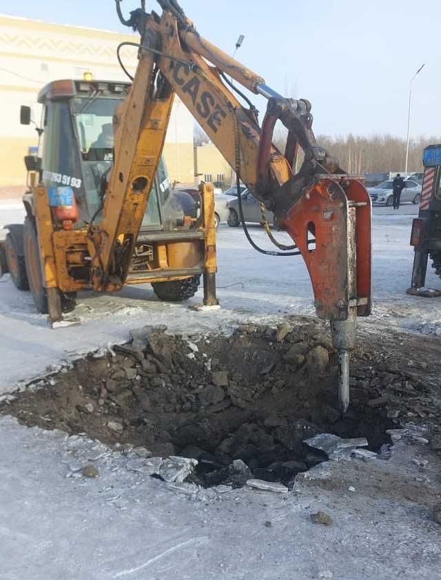 Услуги экскаватора и гидромолота