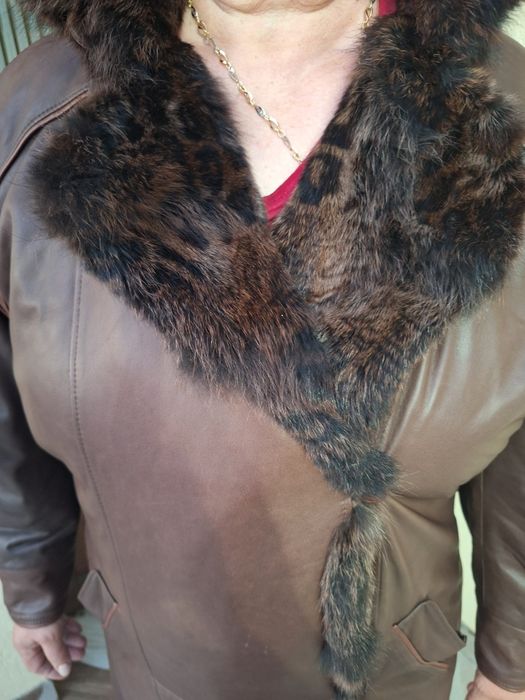 Palton piele naturala