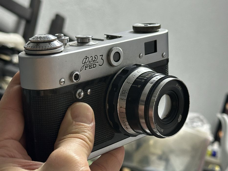 Фотоаппарат СССР пленочный ФЭД 3