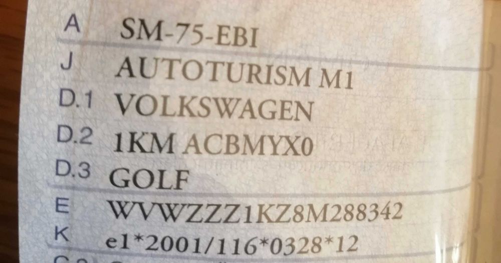 Vand VW Golf stare perfecta