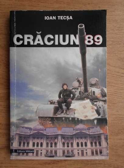 RARA, Craciun 89, colonel Ioan Tecsa, dedicatie si semnatura/autograf