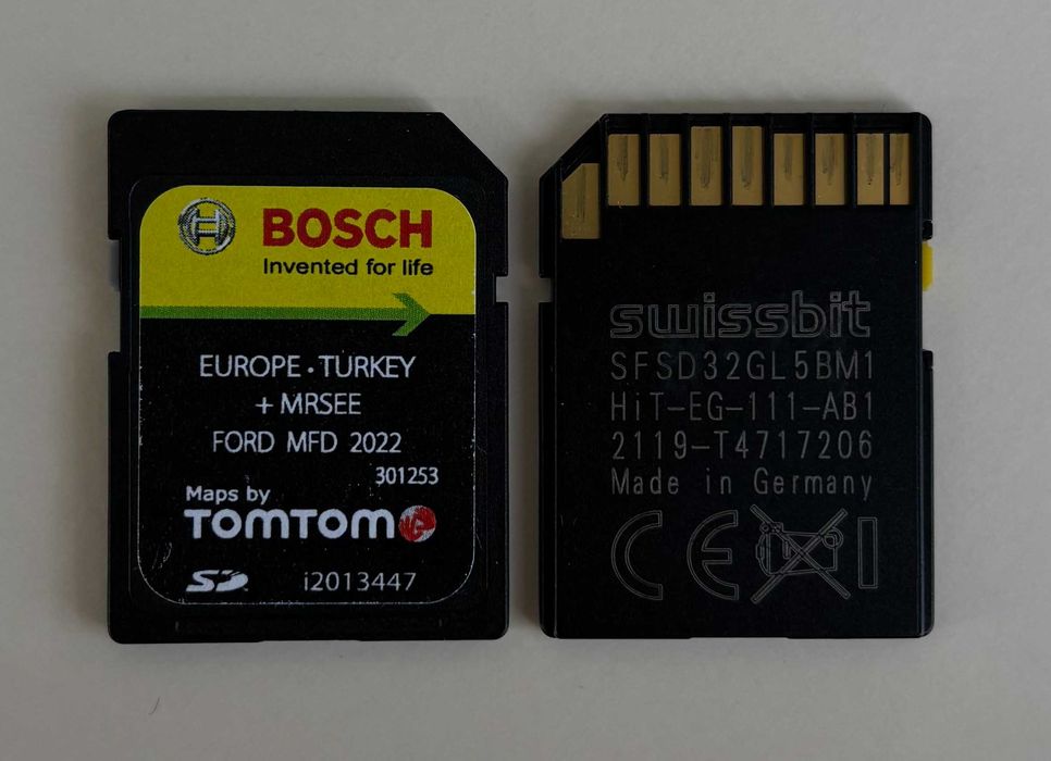 2023 Ново FORD MFD Sd Card Europe Turkey Сд Карта Navigation SYNC 1
