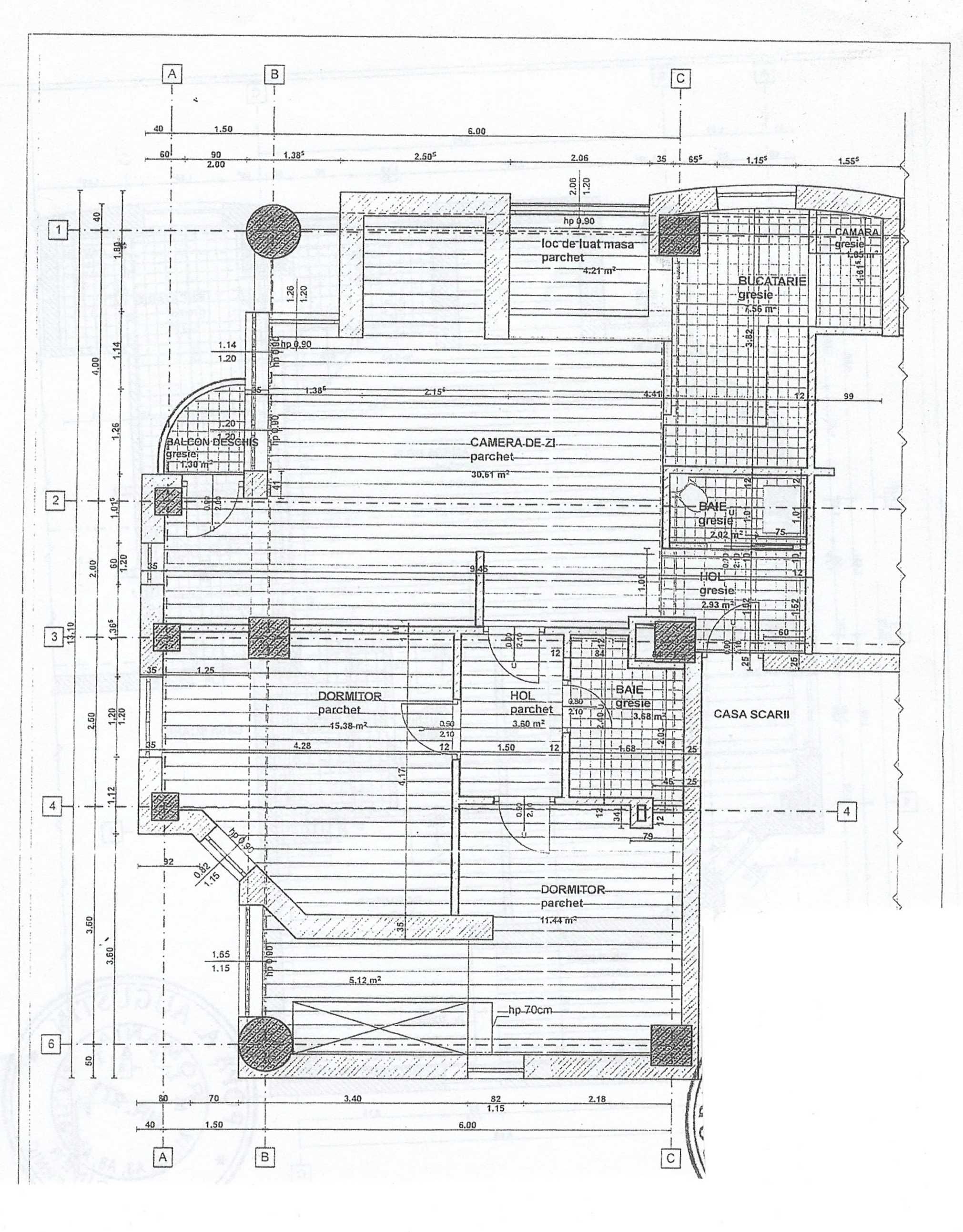 Apartament 3 camere centru