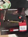 AMD Radeon RX550 4GB PowerColor - Low Profile - Single Slot - FULL BOX