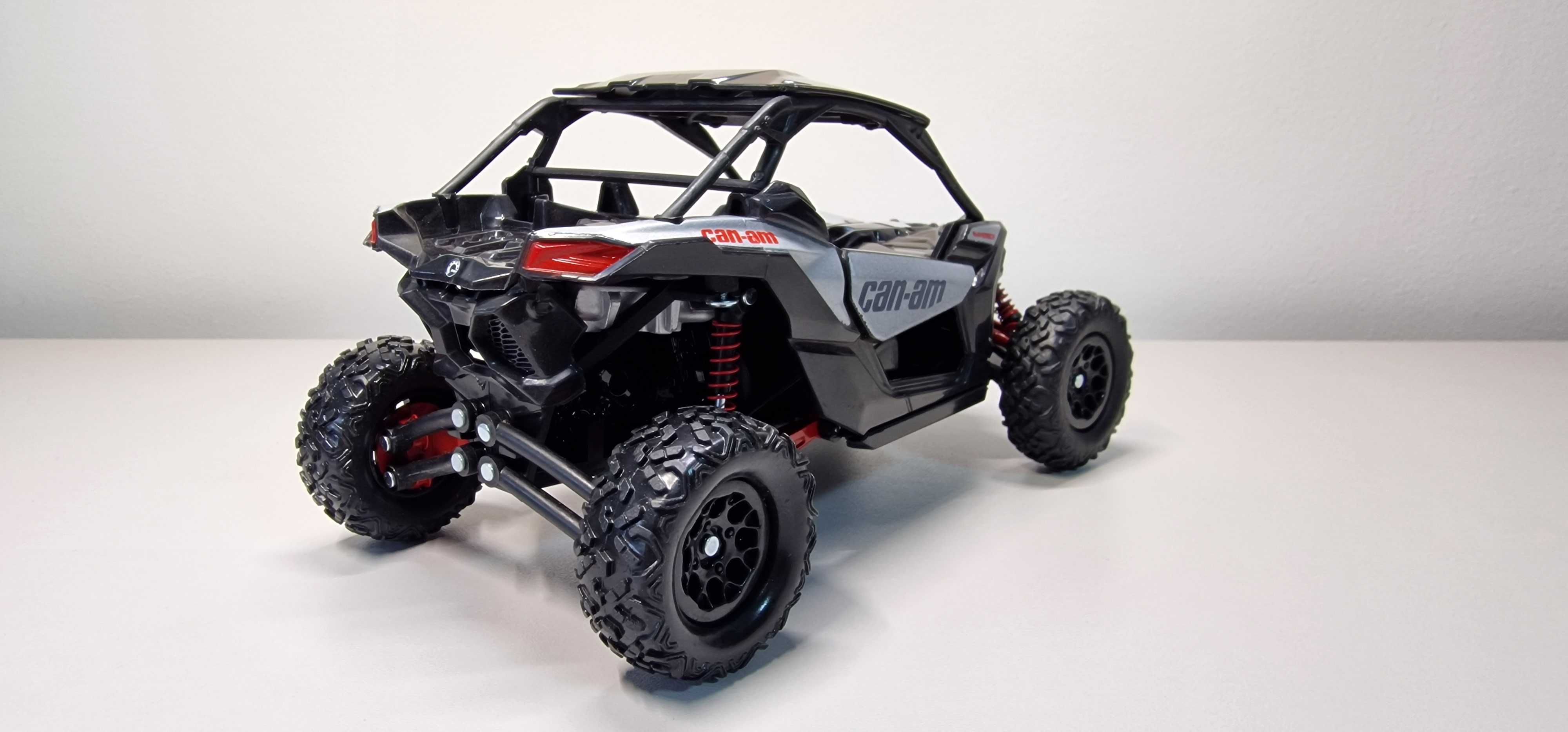 Macheta / Jucarie Can-Am Maverick X3 X RC Turbo, scara 1:18, 19 cm