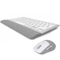 Kit tastatura si mouse wireless Delux K33000+M520GX gri
