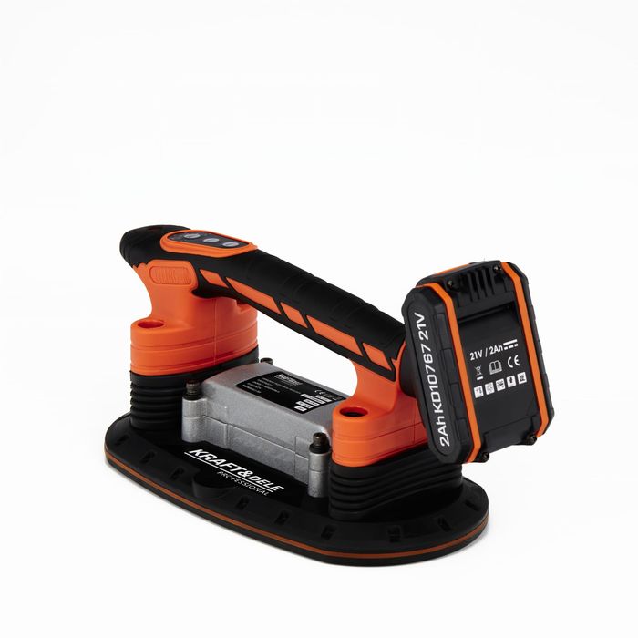 Ventuza vibranta cu acumulator 2 x 21V 2 ah , Kraft&Dele KD10767