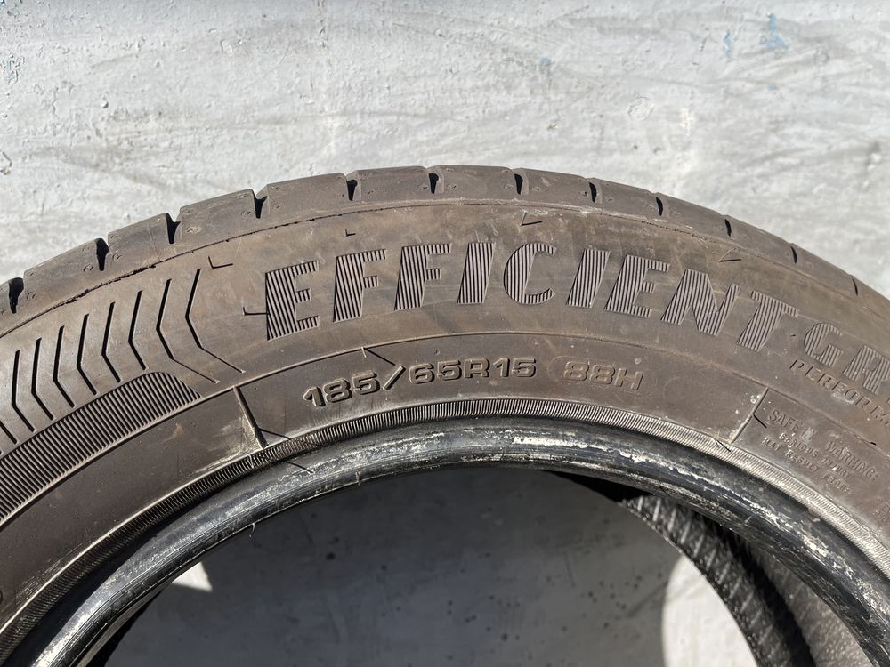 2 бр. летни гуми 185/65/15 GoodYear  5,5 mm DOT 0119