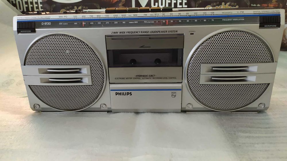 КАСЕТОФОН PHILIPS Made In AUSTRIA от Едно Време Отлично работещ