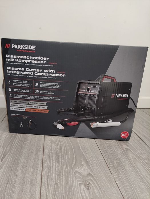 Aparat de taiat cu plasma Parkside Performance cu compresor integrat