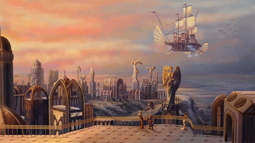 Ofer meditatii concept art / ilustratie digitala / game art